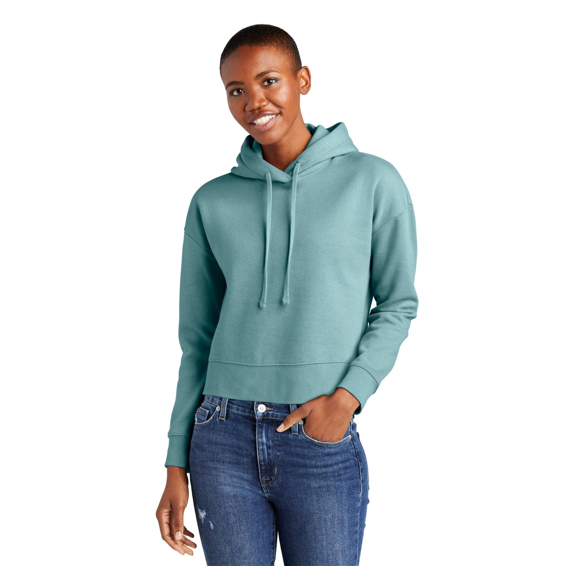 District-District® Women's V.I.T.™ Fleece Hoodie DT6101-MedTech-4